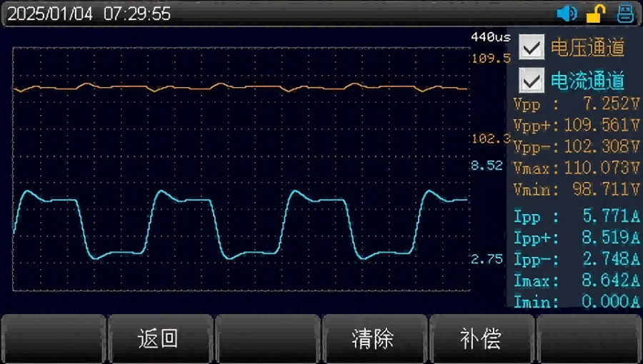 实时波形显示