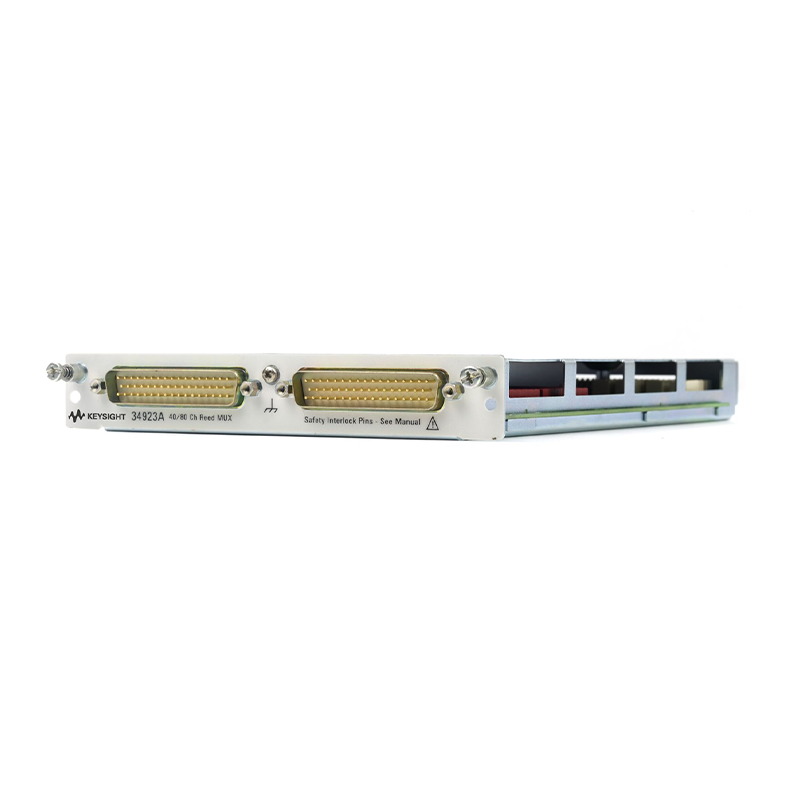 是德科技 34923A 用于 34980A 的 40/80 通道舌簧式多路复用器
