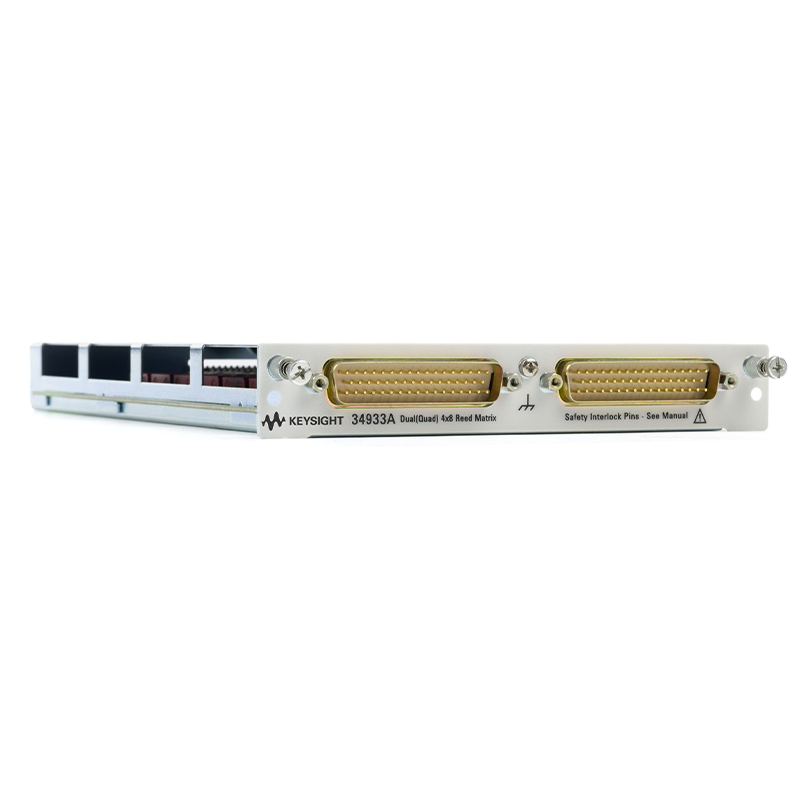 是德科技 34933A 适用于 34980A 的双/四 4x8 舌簧式矩阵