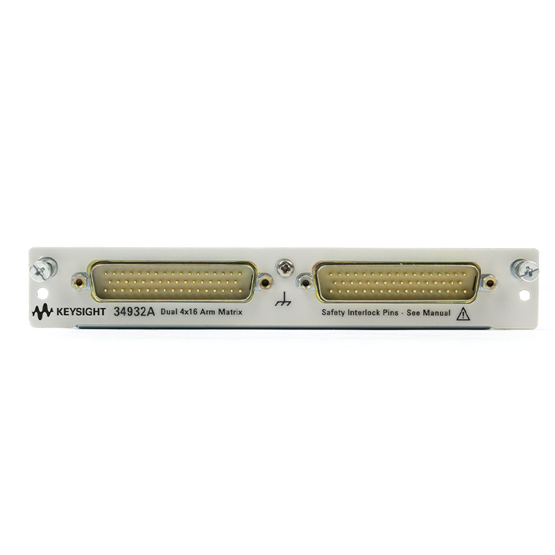 是德科技 34932A 适用于 34980A 的双 4x16 电枢矩阵