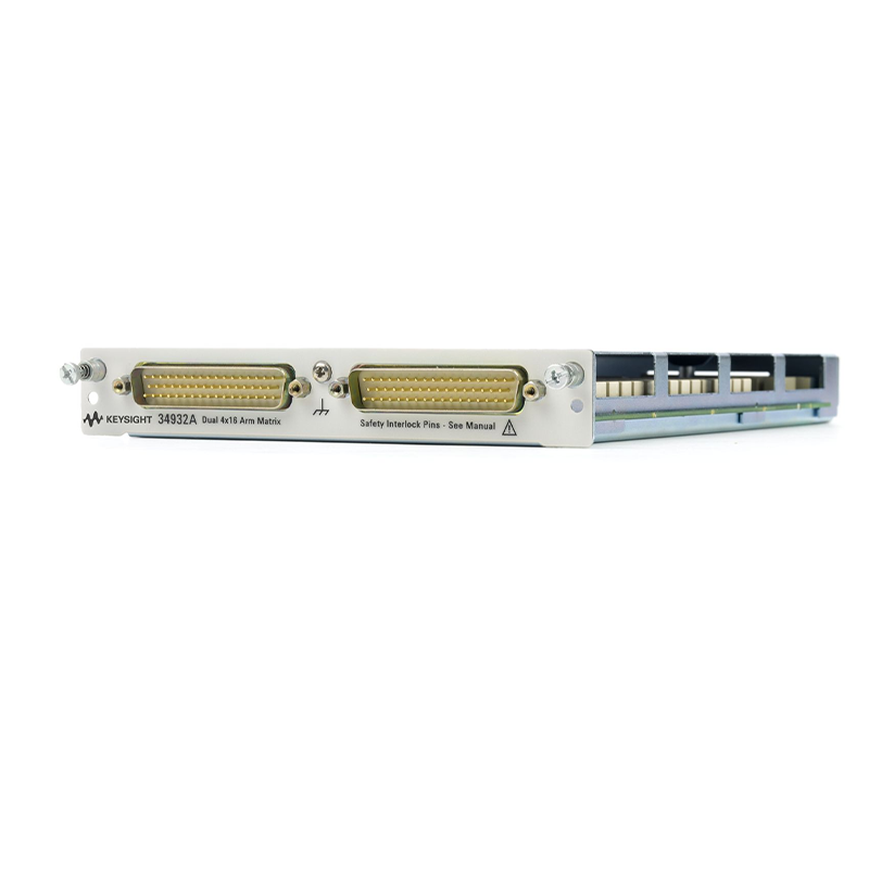 是德科技 34932A 适用于 34980A 的双 4x16 电枢矩阵