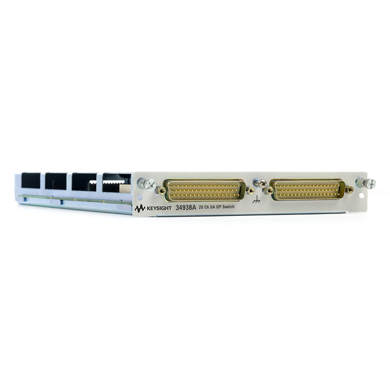是德科技 34938A 适用于 34980A 的 20 通道 5A A 型开关