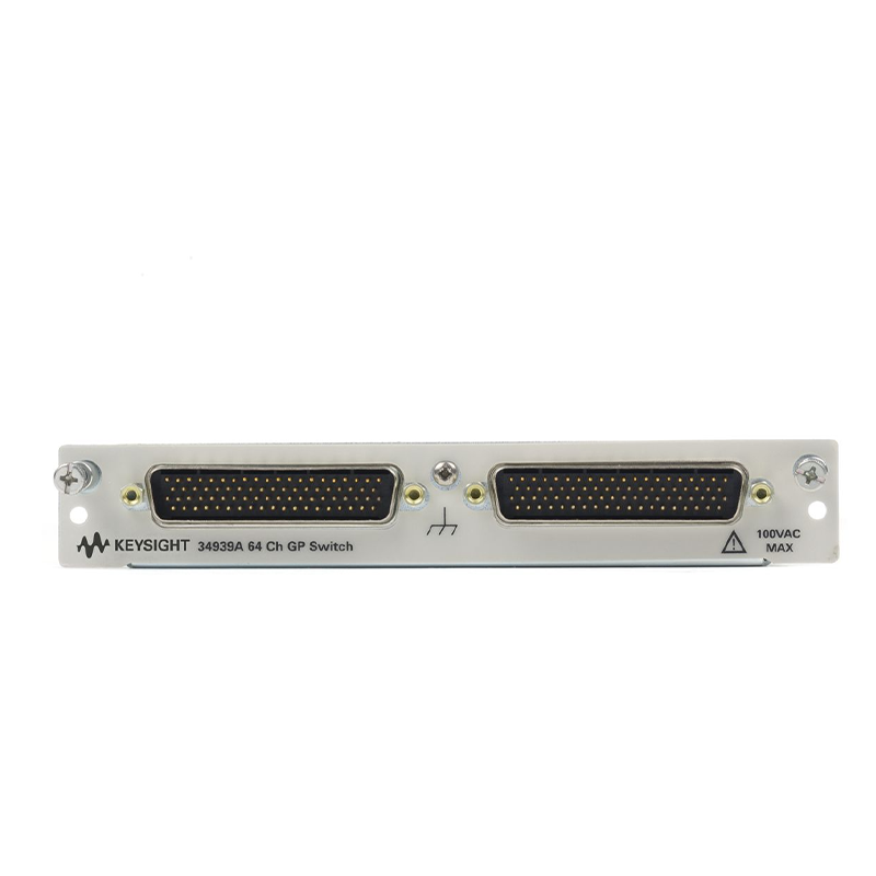 是德科技 34939A 适用于 34980A 的 64 通道 A 型通用开关