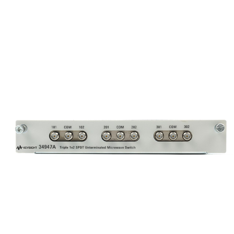 34947A 3 个 1x2 SPDT 非端接微波开关模块，用于 34980A