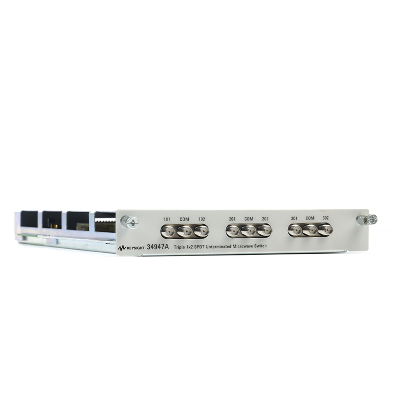 34947A 3 个 1x2 SPDT 非端接微波开关模块，用于 34980A