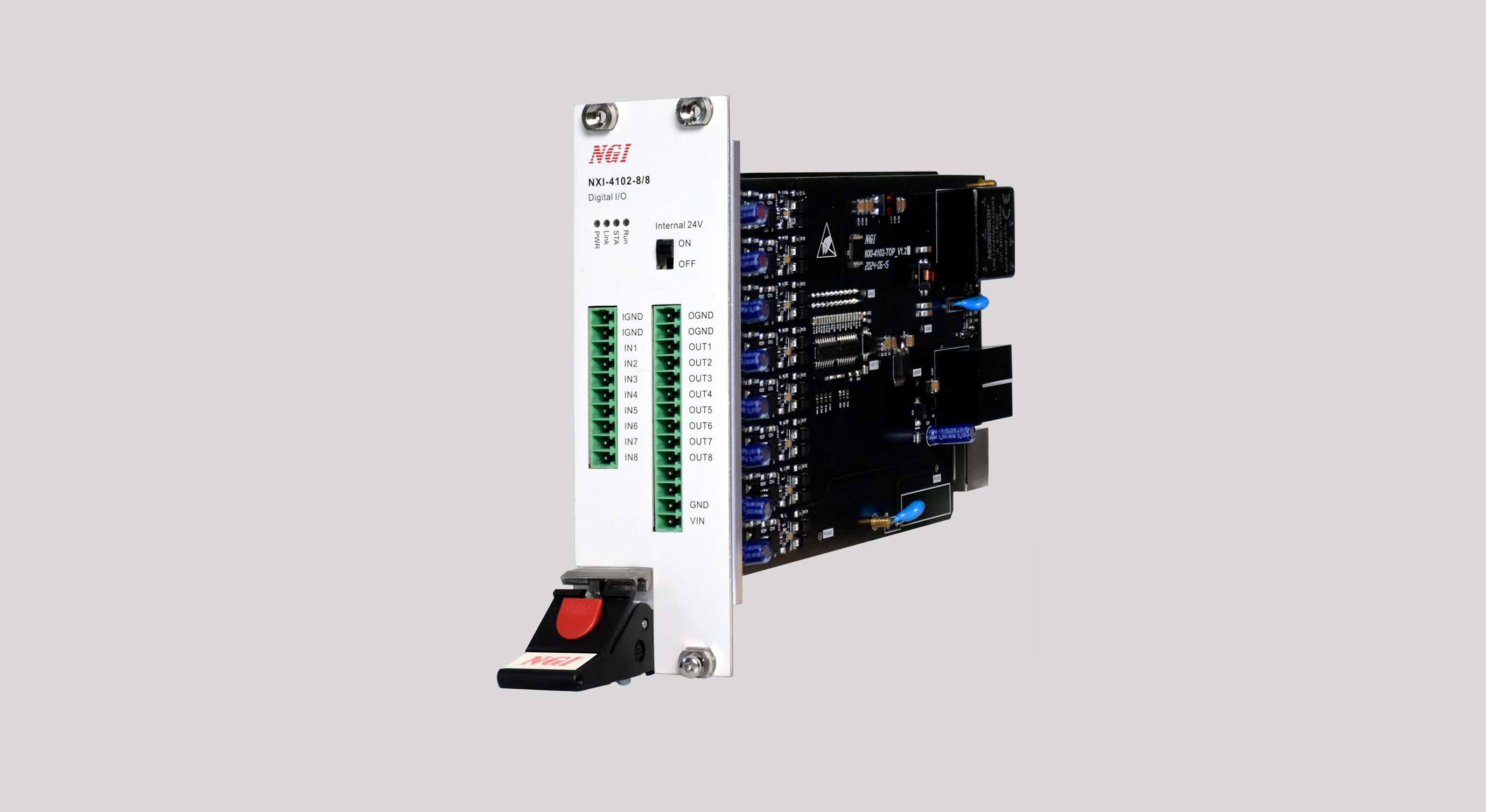 NXI-4102-8/8可编程多通道高压IO卡